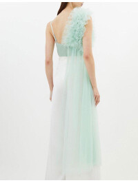 BODY DIN JERSEU DRAPAT DRAMA PONTE ȘI TULLE-L