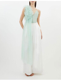 BODY DIN JERSEU DRAPAT DRAMA PONTE ȘI TULLE