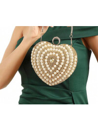 CLUTCH CU PERLE SI PIETRE