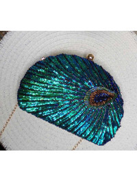 CLUTCH CU PAIETE ȘI LANȚ-UNIVERSALA