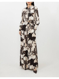 CĂMAȘĂ CU IMPRIMEU FLORAL ECRU