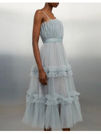 ROCHIE MIDI CU BANDĂ DIN TUL